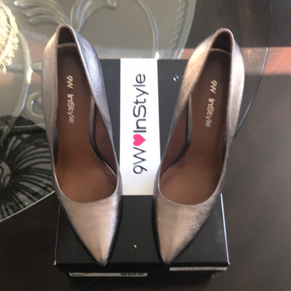 Pewter heels
